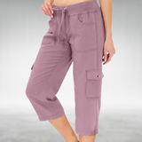 Julia™ | Kargo Capri Bikses ar Brīvu Siluetu