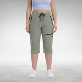 Heather™ | Āra Capri Bikses ar Brīvu Piegriezumu