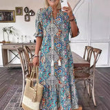 Gene | Boho Grace Midi Kleita