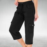 Julia™ | Kargo Capri Bikses ar Brīvu Siluetu