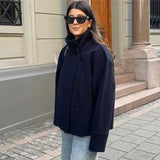 Ashley | Luksusa Dubultā Rindas Īsais Mētelis