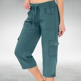 Julia™ | Kargo Capri Bikses ar Brīvu Siluetu