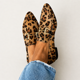 Gia - Eleganti leopardu mokasīni