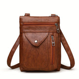Sophie™ | Vintage ādas plecu soma