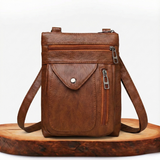 Sophie™ | Vintage ādas plecu soma