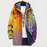Gesine | Gradient Splatter-Print Kapuce Cardigans