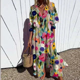 Rimmey | Pludmales Boho Midi Kleita