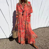 Rimmey | Pludmales Boho Midi Kleita