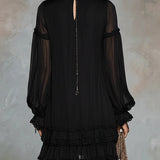 Seraphina - Mūžīgā Ruffles Mini Kleita