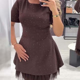 Kassija - A-Line Pārlikuma Kleita
