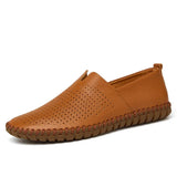 Vīriešu Gludās Ādas Slip-On Loafers