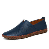 Vīriešu Gludās Ādas Slip-On Loafers