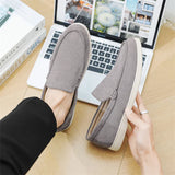 Vīriešu minimālistiski zamša slip-on mokasīni