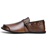 Siksniņu ādas loafers