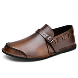 Siksniņu ādas loafers