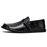 Siksniņu ādas loafers