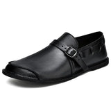Siksniņu ādas loafers