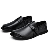 Siksniņu ādas loafers