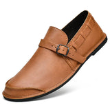 Siksniņu ādas loafers
