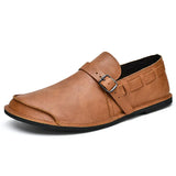Siksniņu ādas loafers