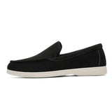 Vīriešu zamšādas slip-on mokasīni
