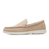 Vīriešu zamšādas slip-on mokasīni