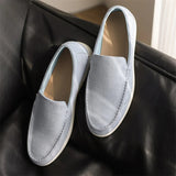 Vīriešu zamšādas slip-on mokasīni