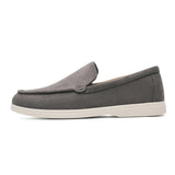 Vīriešu zamšādas slip-on mokasīni