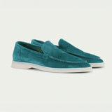 Vīriešu elpojoši zamšādas mokasīni