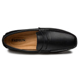 Vīriešu ādas vasaras slip-on mokasīni