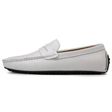 Vīriešu ādas vasaras slip-on mokasīni