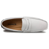 Vīriešu ādas vasaras slip-on mokasīni