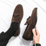 Vīriešu vieglie pušķu loafers