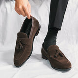 Vīriešu vieglie pušķu loafers