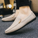 Vīriešu auduma slip-on braukšanas loafers