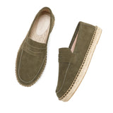 Vīriešu zamšādas espadrilles