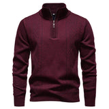 Gozzini | Vīriešu Vintage Adīts Zipper Džemperis