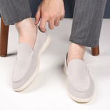 Vīriešu eleganti zamša slip-on mokasīni