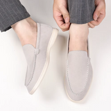 Vīriešu eleganti zamša slip-on mokasīni