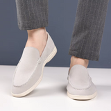 Vīriešu eleganti zamša slip-on mokasīni