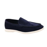 Vīriešu eleganti zamša slip-on mokasīni