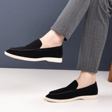 Vīriešu eleganti zamša slip-on mokasīni