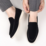 Vīriešu eleganti zamša slip-on mokasīni