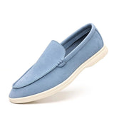 Vīriešu klasiskie zamšādas mokasīni