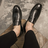 Vīriešu mīkstās ādas loafers