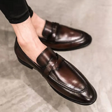 Vīriešu mīkstās ādas loafers