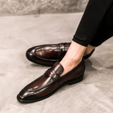 Vīriešu mīkstās ādas loafers