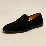 Vecā Nauda Suede Penny Loafers