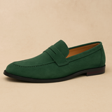 Vecā Nauda Suede Penny Loafers