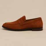 Vecā Nauda Suede Penny Loafers